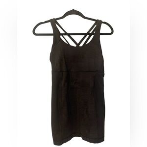 Lululemon Athletica Black Strappy Tank Top